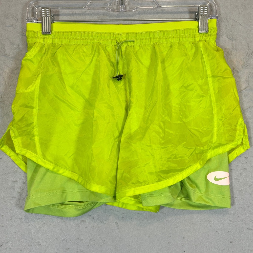 Nike Shorts Women's Size XS Icon Clash Tempo Luxe Running Green DM7739-321